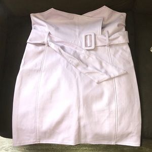 Fashion Nova/Cardi B Backin it up lilac/lavender high waist skirt NWT